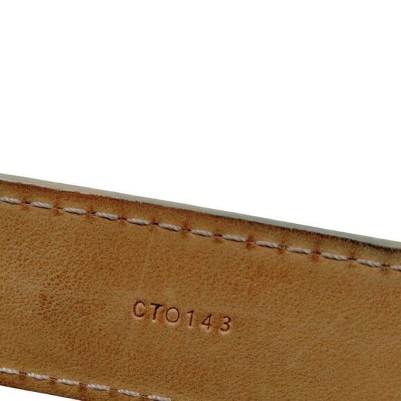 Louis Vuitton Azure Damier Canvas LV Mini Tresor Belt Size 75/30 Auth main image 5